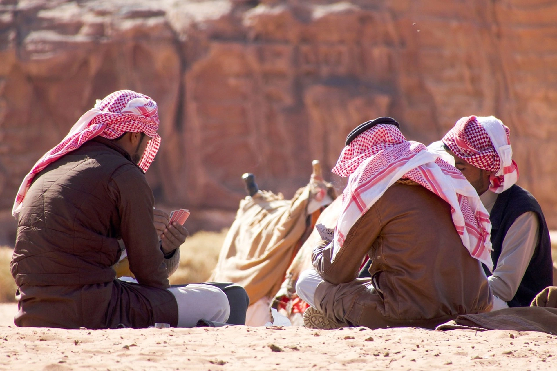 Bedouins in Wadi Rum Jordan