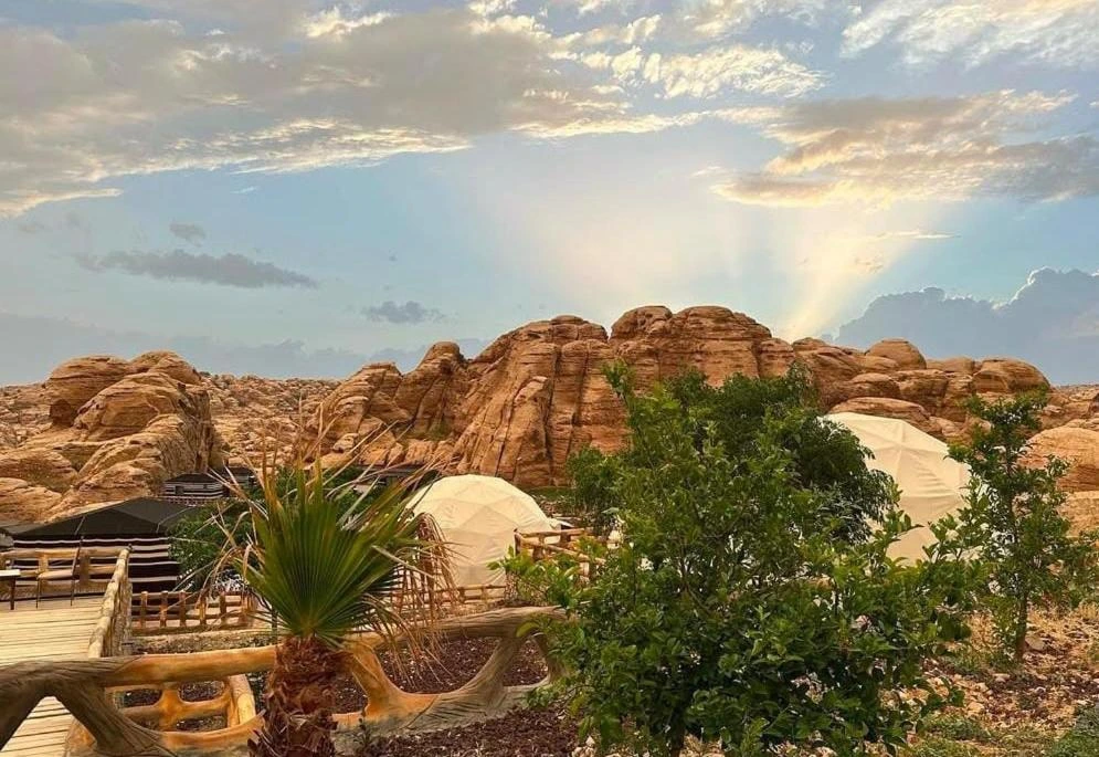 Camp in Little Petra Jordan