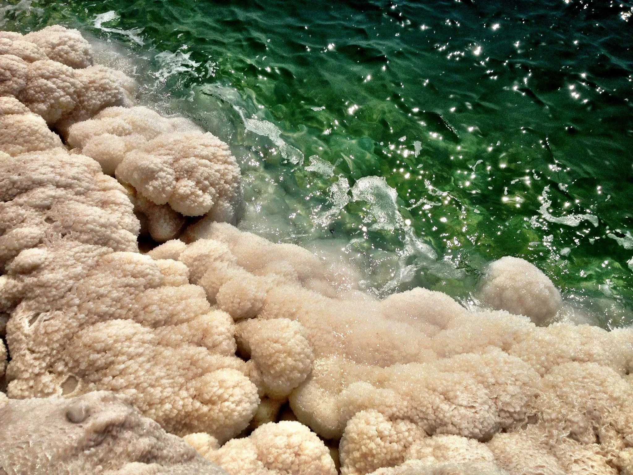 Dead Sea Crystal Formation