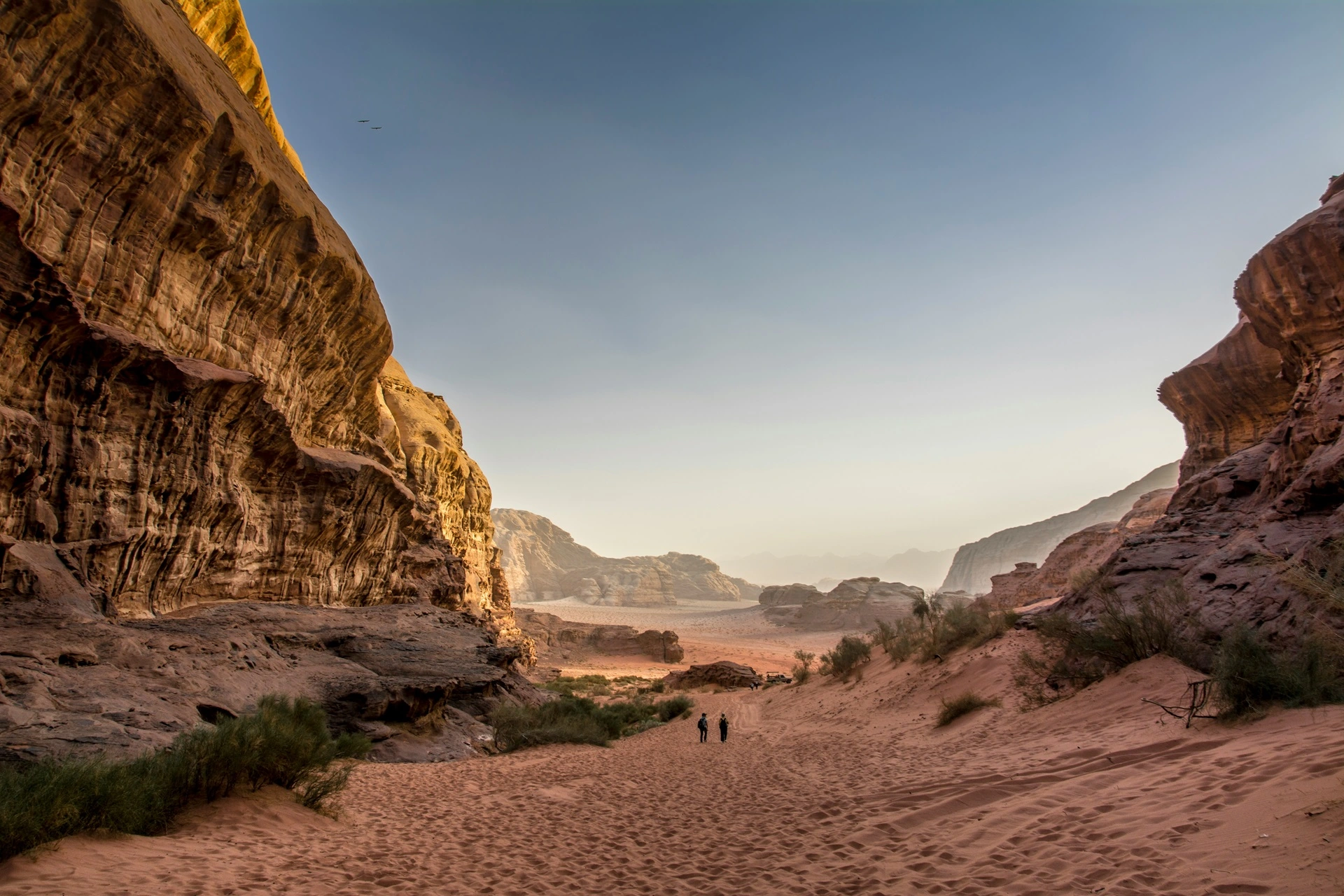 Hiking Wadi Rum