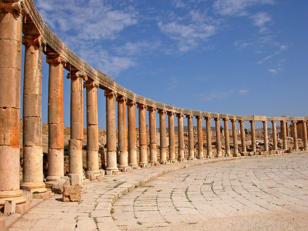 Entdecken Sie die römische antike Stadt Jerash, Reise durch die Zeit