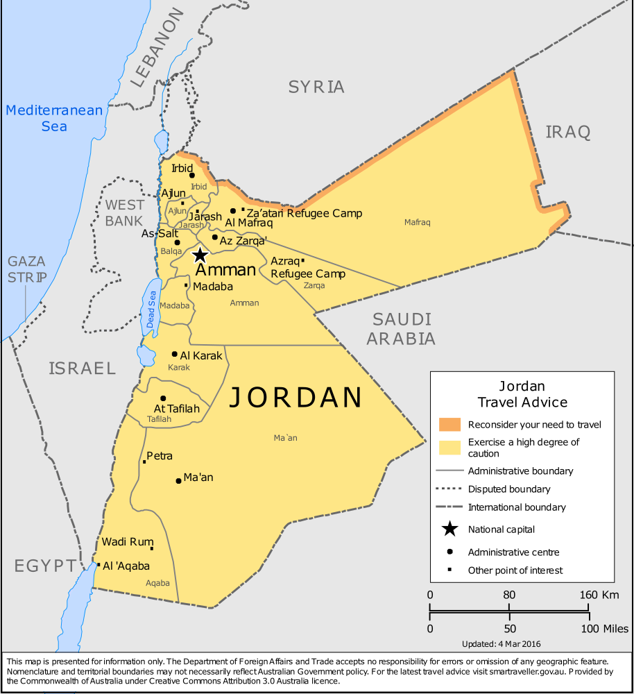 Jordan Country in the Middle East